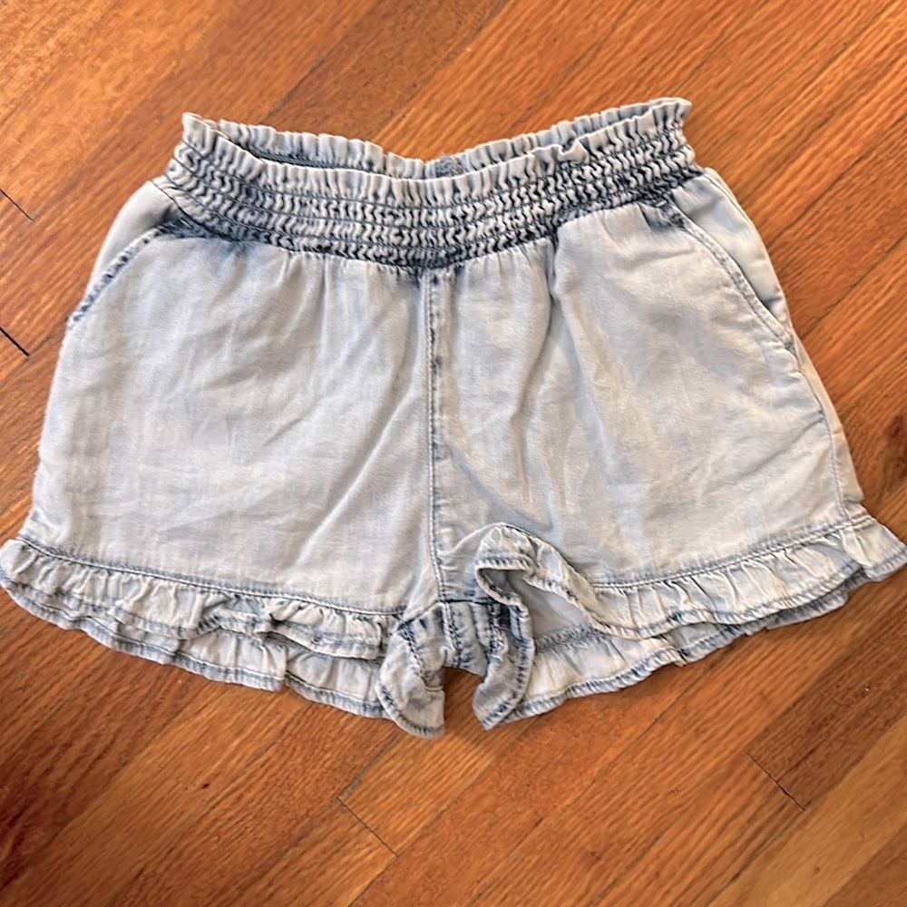 GAP Toddler High-rise Denim Shorts